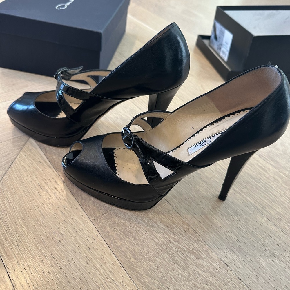 Oscar de la Rente platform Heels